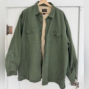 WOOLRICH Vintage Wool Plaid Fleece Lined Button Down Shirt Coat Jacket Shacket